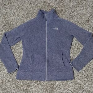 The North Face Women's Heather Purple Fleece Jacket Size M